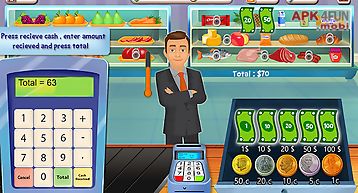 Supermarket cash register sim