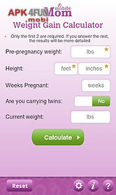 pregnancy weight calculator