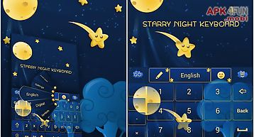 Go keyboard starry night theme