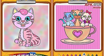 Cat coloring pages