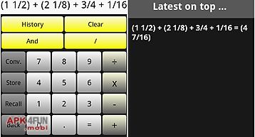 Fractional calculator