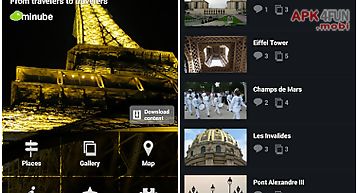 Paris city map guide travel