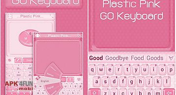 Plastic pink go keyboard theme