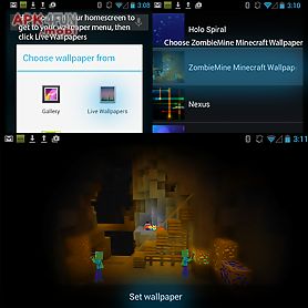 Zombiemine Minecraft Wallpaper For Android Free Download From Apk 4free Market Apk4free Mobi