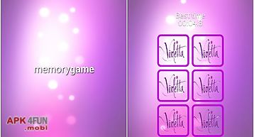 Violetta memory game