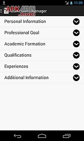 curriculum manager / resume