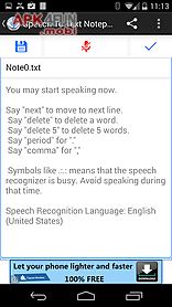 speech to text notepad