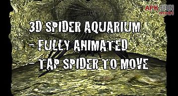 Spider aquarium in 3d