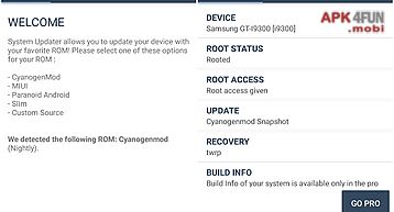System updater (rom download)