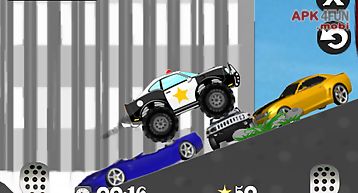 Mad smash cop - hill racer