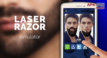 Laser razor simulator
