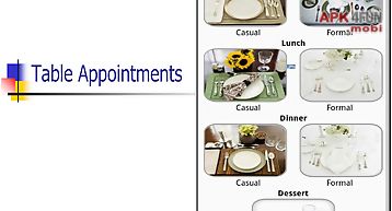 Table appointments