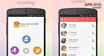 Hide sms and call recorder