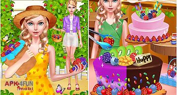 Berry pastry: summer farm girl