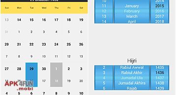 Islamic calendar 2016