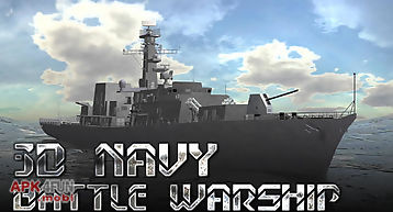 3d navy battle warship