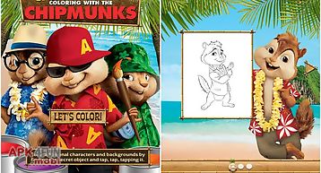 Chipwrecked: chipmunk coloring
