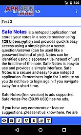 safe notes is a secure notepad