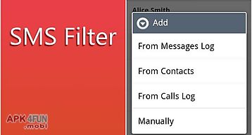 Sms filter
