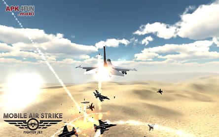 mobile air strike fighter jet