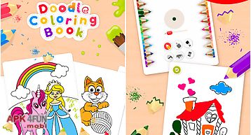 Doodle coloring book