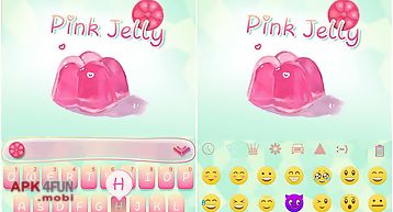 Pink jelly ikeyboard theme