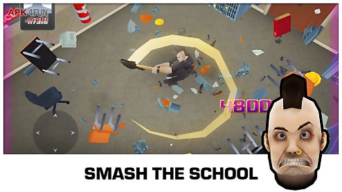 smash the school - stress fix!