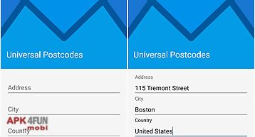 Universal postcodes