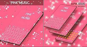 Pink keyboard music for go