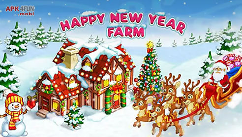 happy new year farm: christmas
