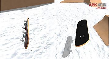 Finger snowboard 3d