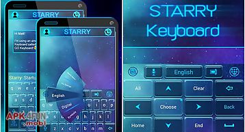 Starry go keyboard theme