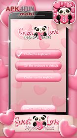 sweet love keyboard themes