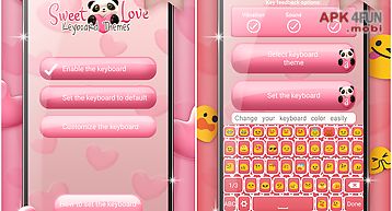 Sweet love keyboard themes