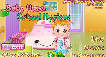 Baby hazel school hygiene