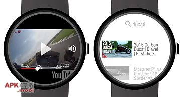 Video for android wear&youtube