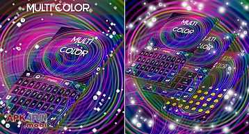 Multi color led keyboard