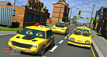 Crazy talking taxi driver game