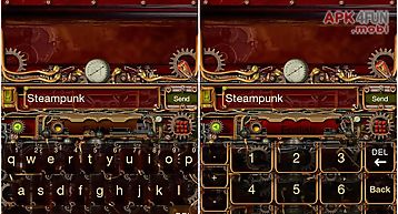 Steampunk go keyboard theme