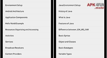 Learn android java
