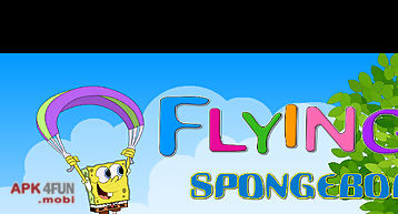 Flying sponge bob