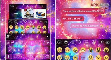 Galaxy2 emoji ikeyboard theme