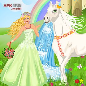 princess and her magic horse
