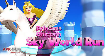 Princess unicorn: sky world run