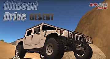 Offroad drive: desert