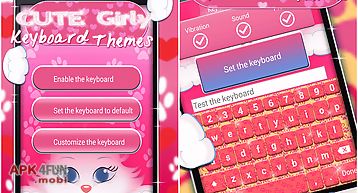 Cute girly keyboard themes
