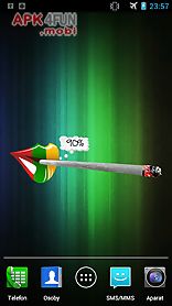 cannabis joint battery widget