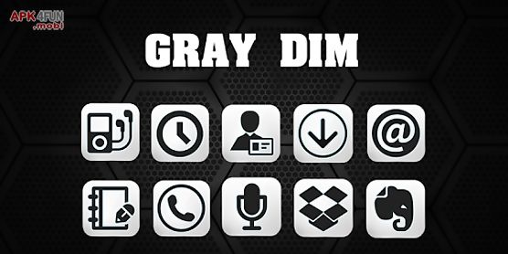 gray dim - solo theme