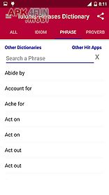 offline idioms dictionary
