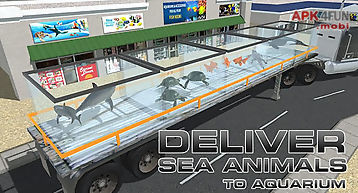 Transporter truck sea animals